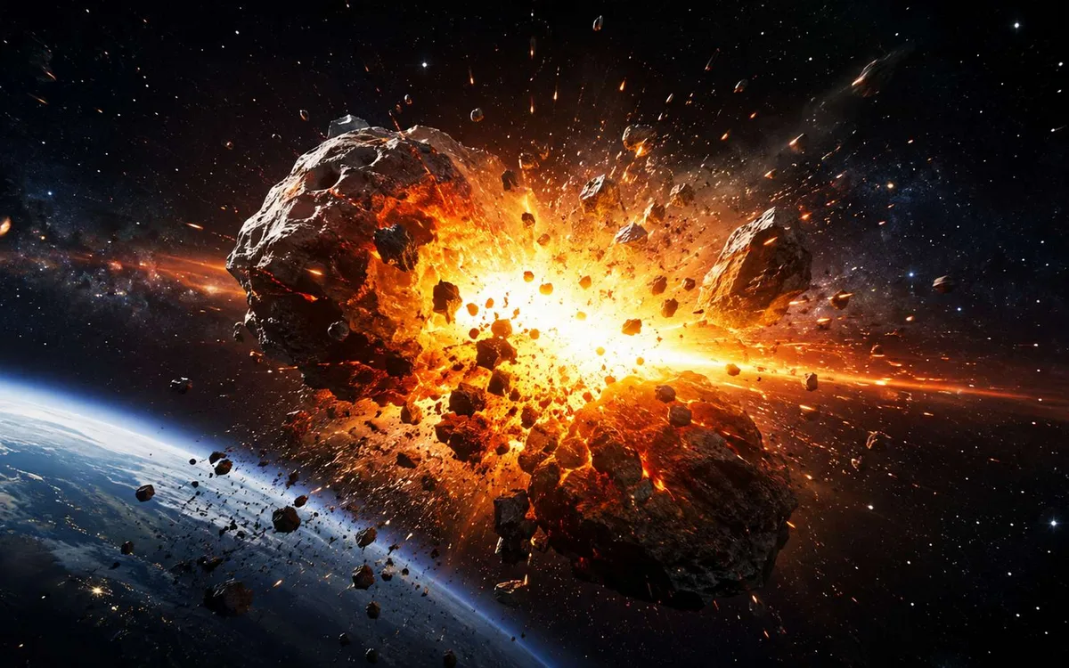 Faire exploser une bombe nucléaire près d’un astéroïde : les simulations révèlent un effet inattendu