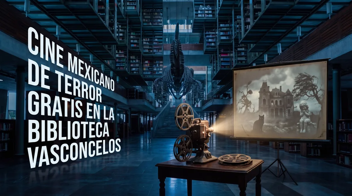 Biblioteca Vasconcelos proyectará cine mexicano de terror y misterio gratis: fechas y cartelera del ciclo Historias de lo extraño