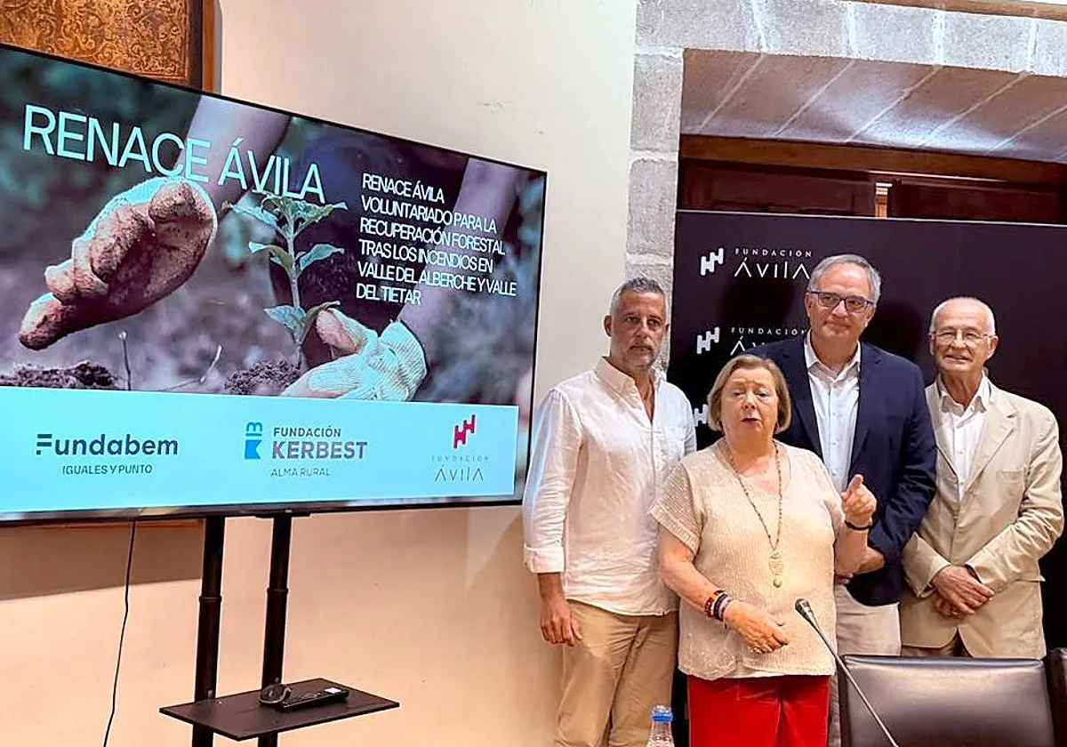 Lanzan la iniciativa 'Renace Ávila', para canalizar la participación ciudadana en actuaciones afectadas por los incendios de la provincia