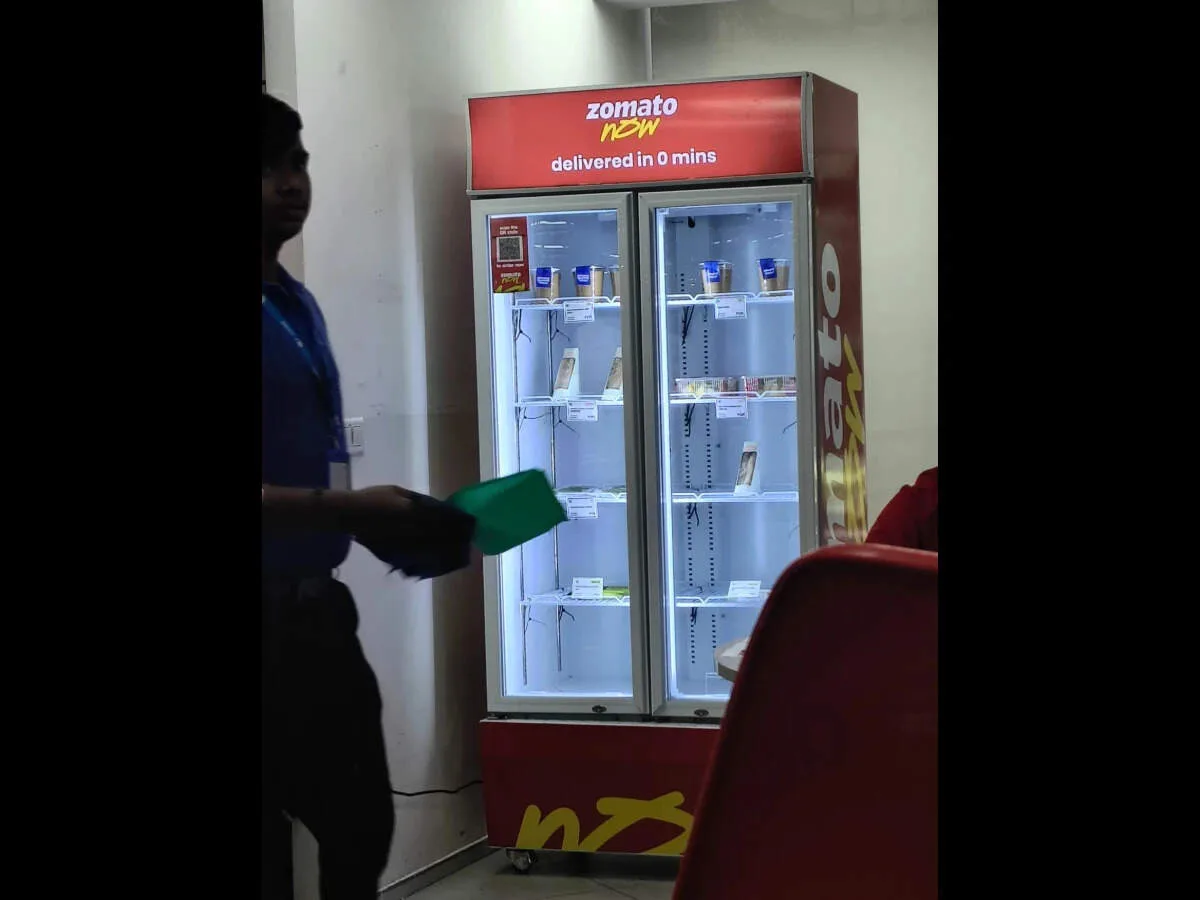 Zomato pilots food vending machines at workplaces in new attempt at quick delivery