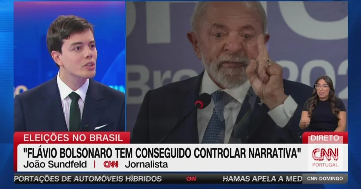 Flávio Bolsonaro sobe nas sondagens. "A crise no Supremo Tribunal Federal tem afetado muito Lula"