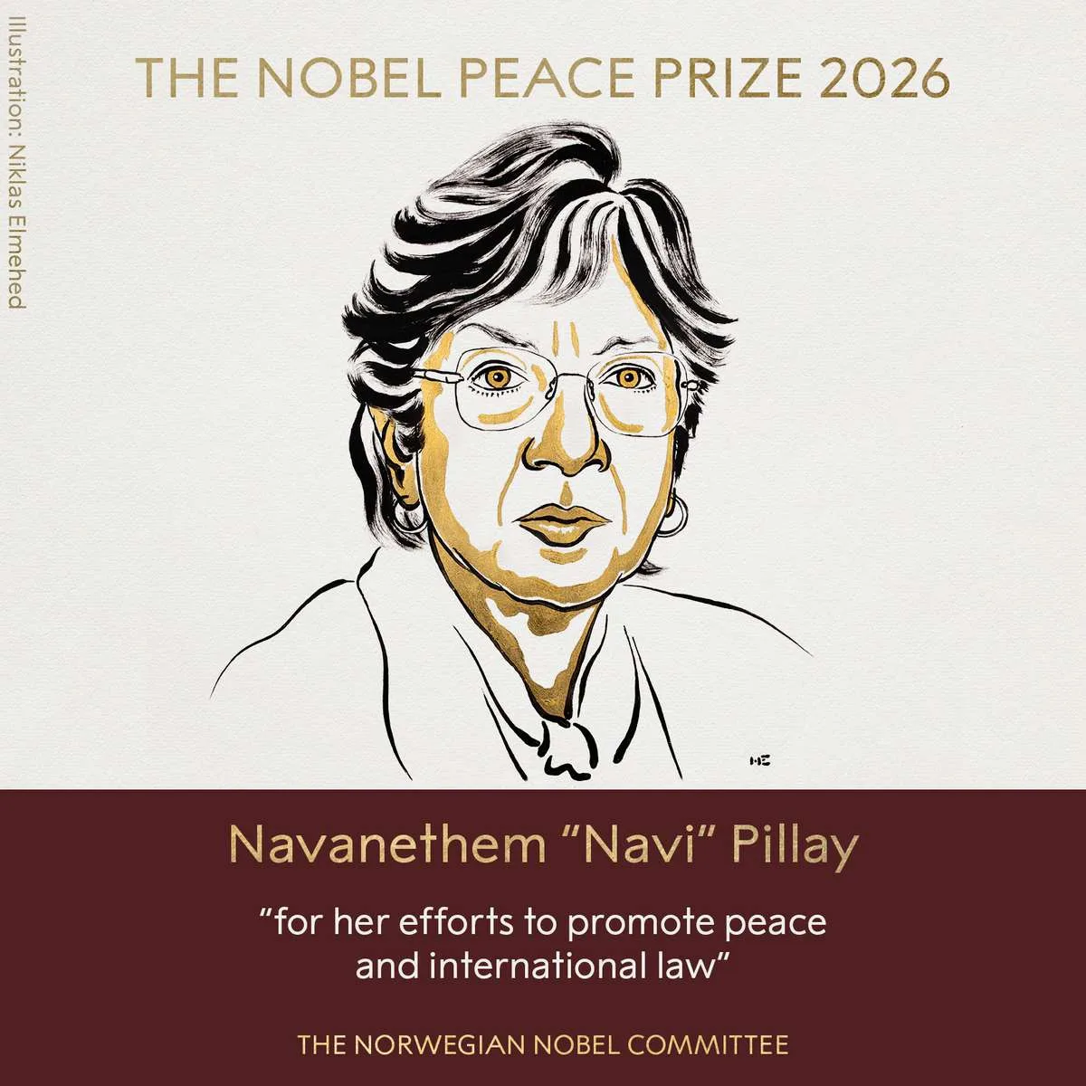 Navi Pillay brinca com Trump após vencer Nobel da Paz