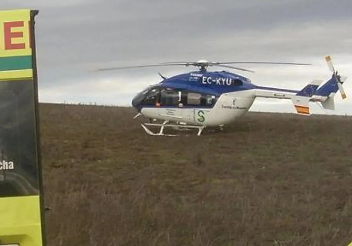 Un niño, evacuado en helicóptero tras accidentarse en un circuito de motocross de Toledo