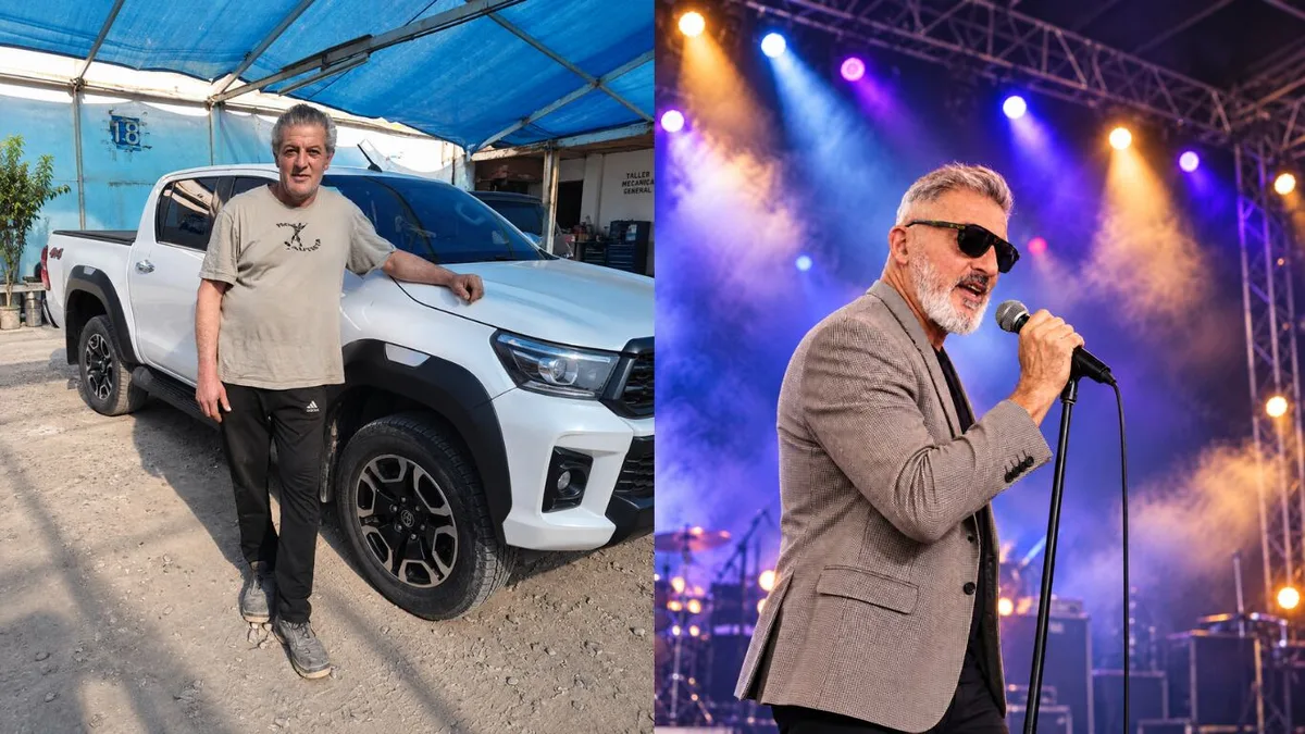 Tiene 59 años, trabaja en una playa de estacionamiento y convirtió su jornada laboral en un inesperado show de karaoke