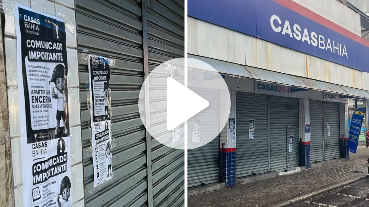 Casas Bahia do Sul de SC fecha as portas e entra na lista das quase 300 lojas encerradas no Brasil