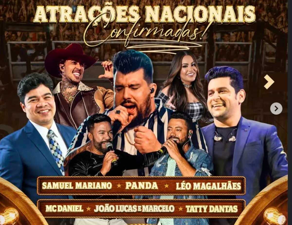 ExpoTarauacá 2026 reúne Panda, Léo Magalhães e João Lucas e Marcelo em quatro dias de festa