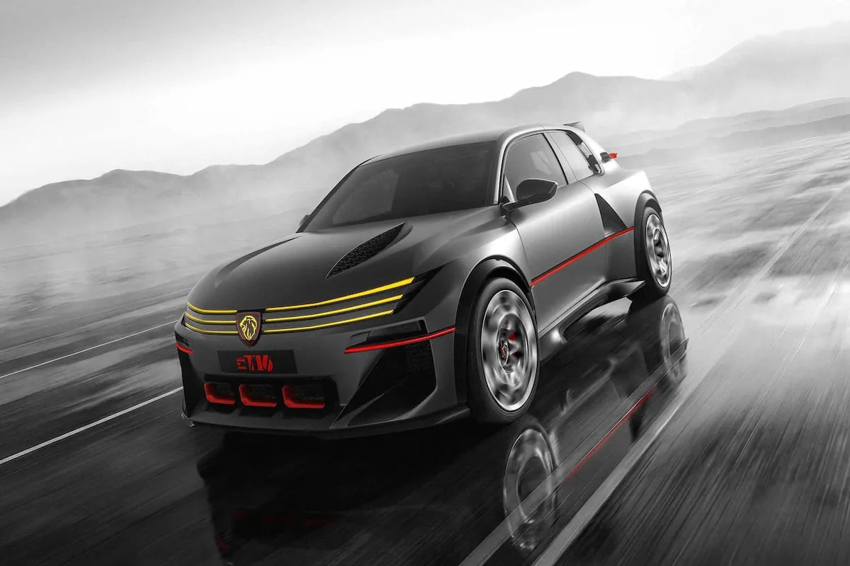 Peugeot E-T16 concept pays stunning tribute to rally legend