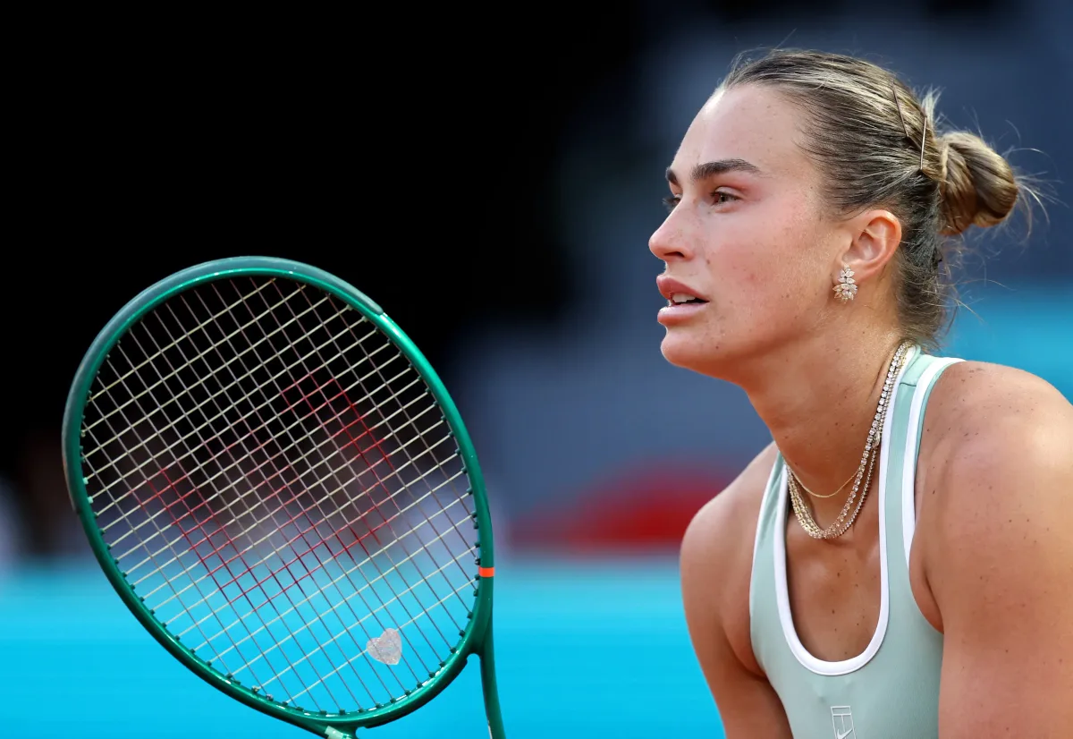 Sabalenka chega a Cincinnati sem pressão após temporada irregular