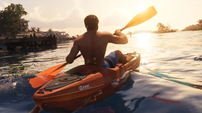 GTA 6: hacker vaza gameplay com praia de Vice City lotada de NPCs e interação realista