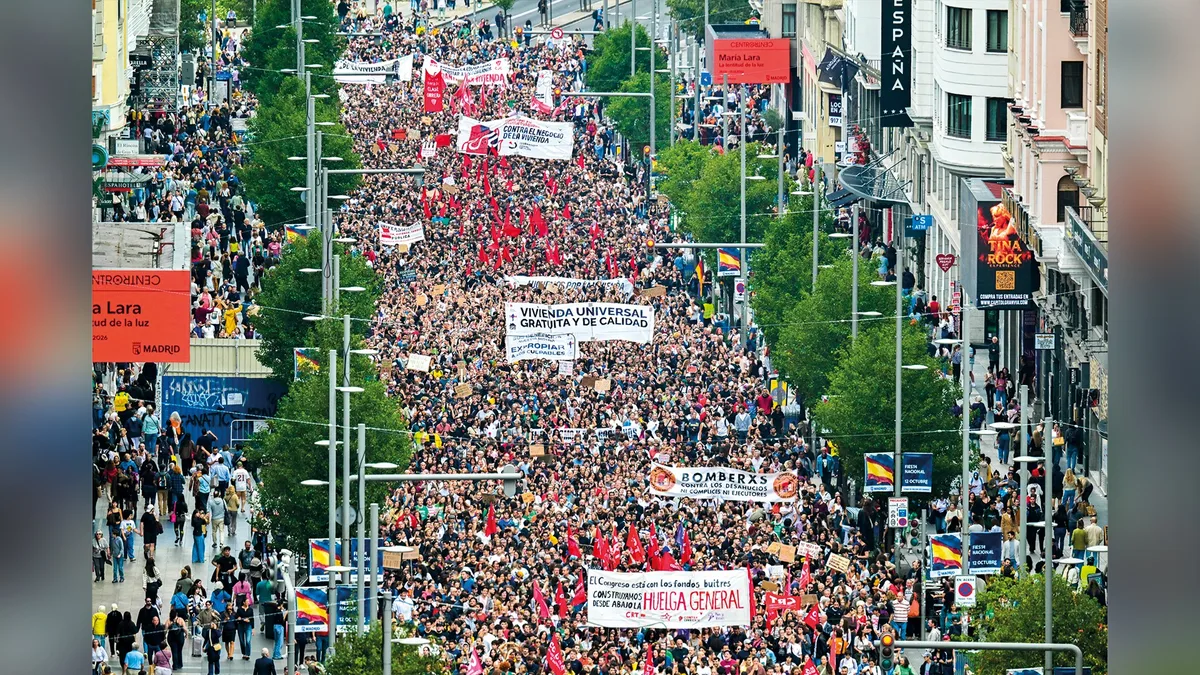 Explosão de protestos na Espanha escancara efeitos da profunda crise habitacional das metrópoles