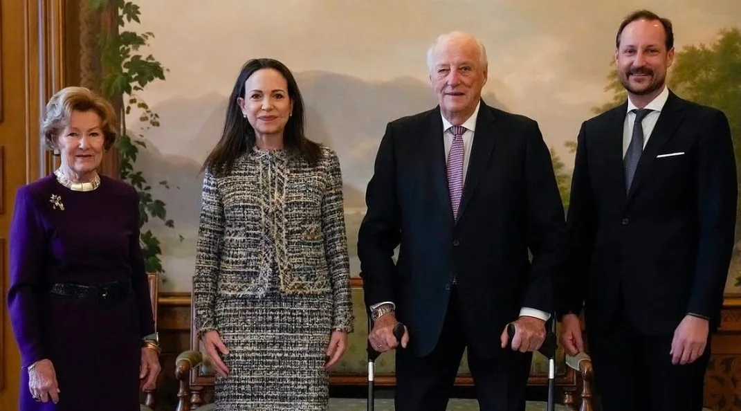 María Corina Machado expresó sus condolencias por la muerte de Harald V, rey de Noruega