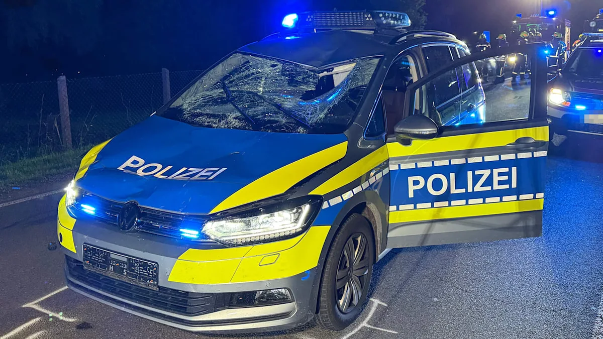 Unfall auf Kreisstraße - 1 Toter! Streifenwagen erfasst E-Bike