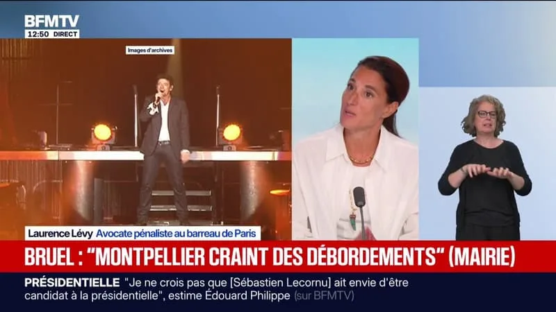 Annulation de concerts de Patrick Bruel: "Le risque de débordement, il doit être réel", détaille Laurence Lévy, avocate pénaliste