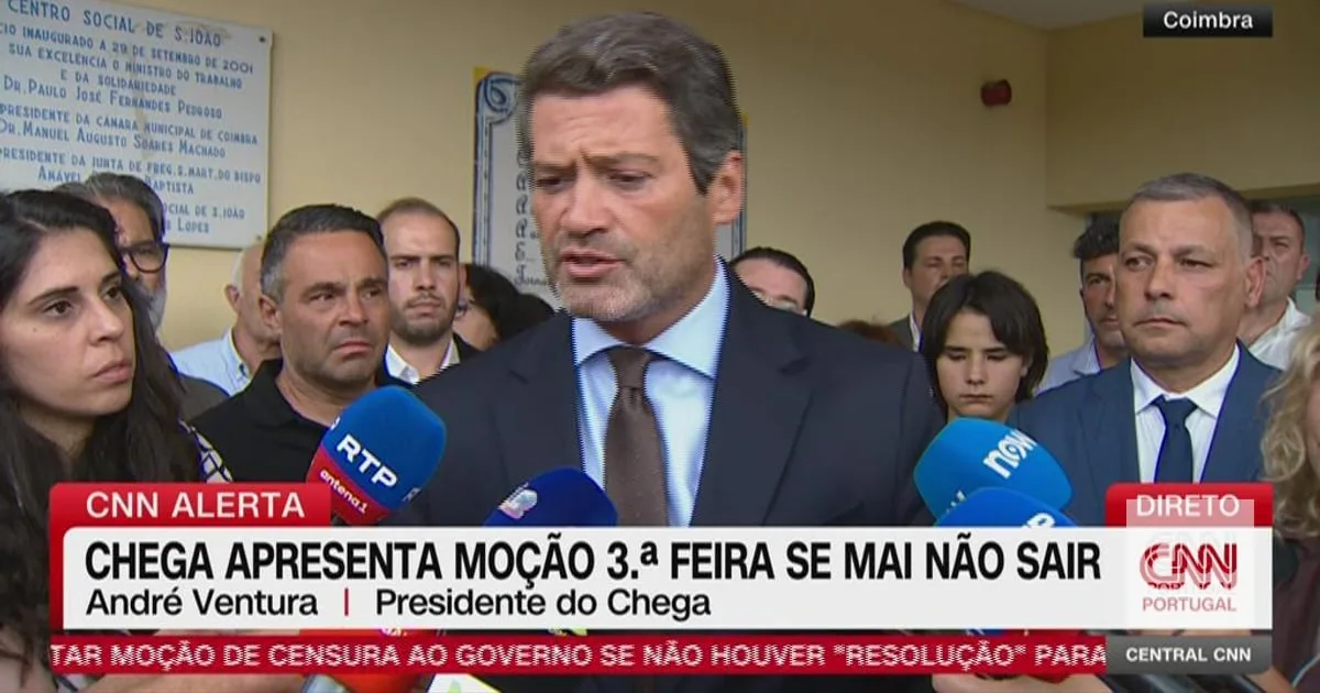 "Luís Neves está a atirar o país para o lodo". Chega vai apresentar moção de censura se Luís Neves continuar como ministro