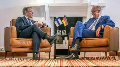 Suche nach neuer Arktis-Strategie: Merz am Polarkreis