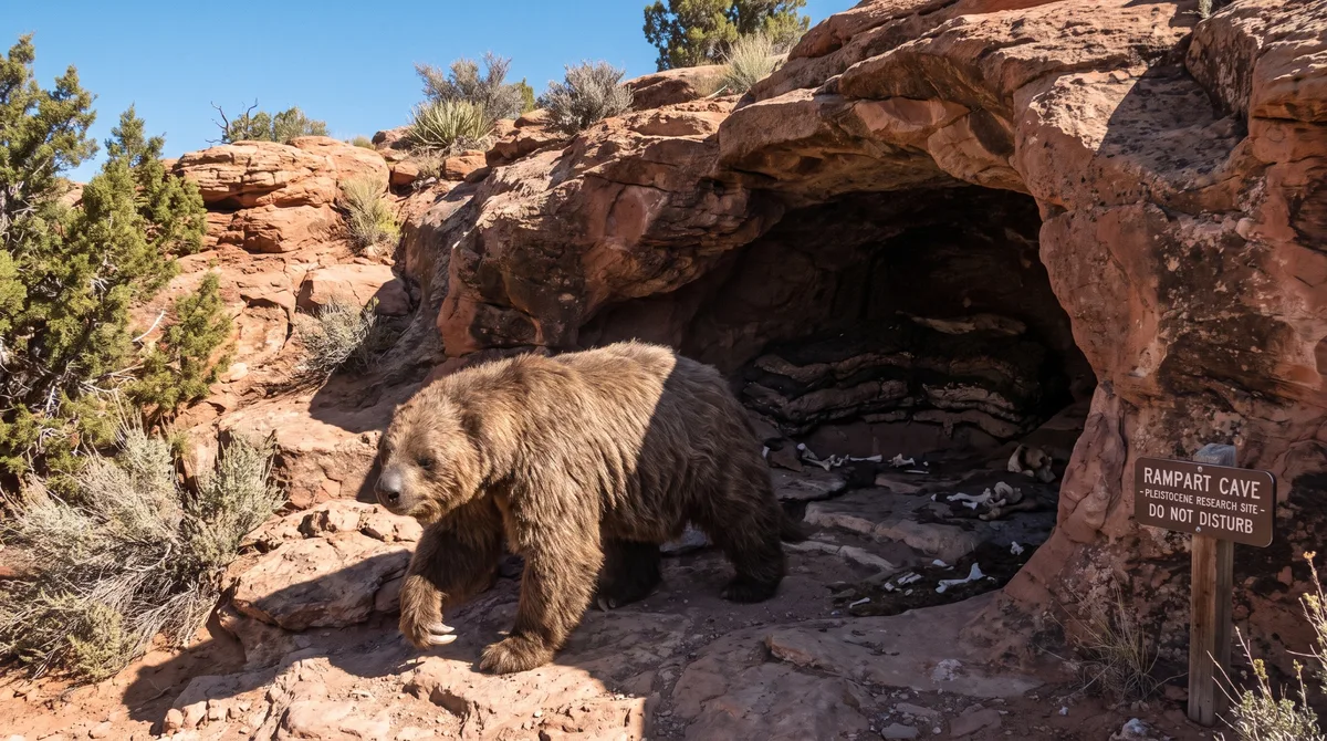 Fezes de preguiça com cerca de 11 mil anos ainda conservam cheiro no Grand Canyon porque o ar seco e estável de uma caverna desacelerou a decomposição, preservando também pelos, ossos e plantas comidas por esses animais