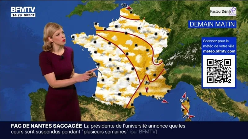 La météo pour ce dimanche 11 octobre 2026