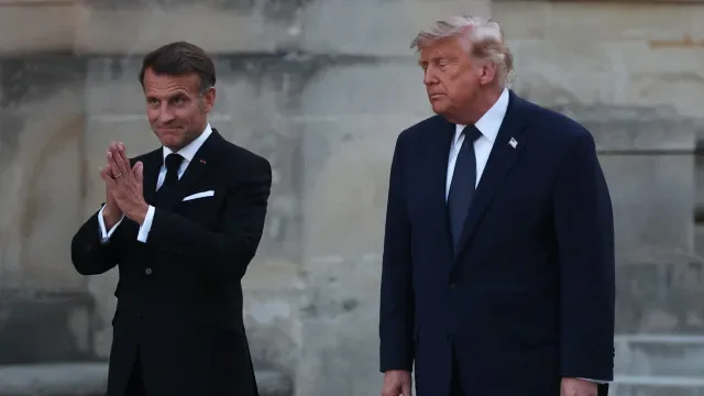 Macron fala de discussão "construtiva" com Trump sobre Ormuz e Ucrânia