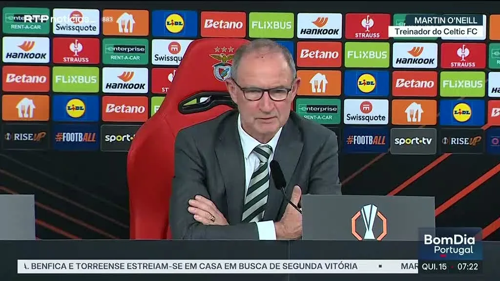 Liga Europa. Celtic ciente das dificuldades na visita ao Estádio da Luz