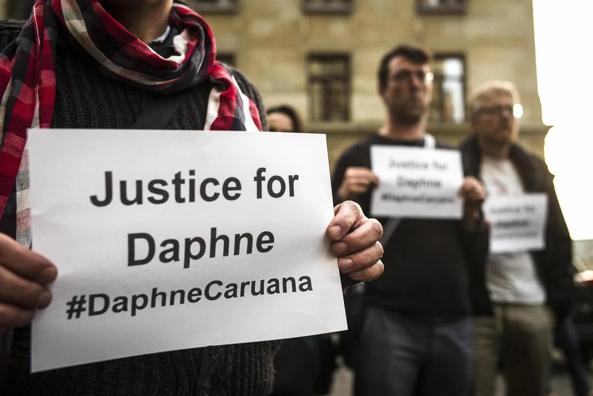 El Gobierno de Malta "toma nota" del veredicto por el asesinato de la periodista Daphne Caruana Galizia en 2017