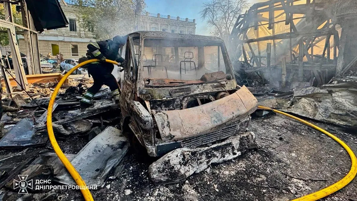Ukraine: Fünf Tote bei Angriff auf Einkaufszentrum in Pawlohrad