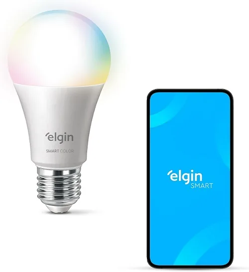 Lâmpada inteligente Elgin Smart Color com 73% OFF: o que ela faz e em quais cômodos vale mais a pena usar