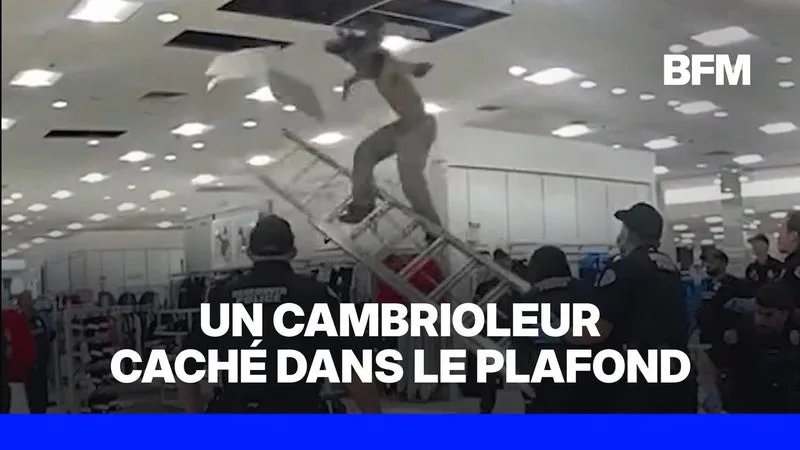 État de Washington: un homme caché dans le plafond d'un magasin arrêté par la police
