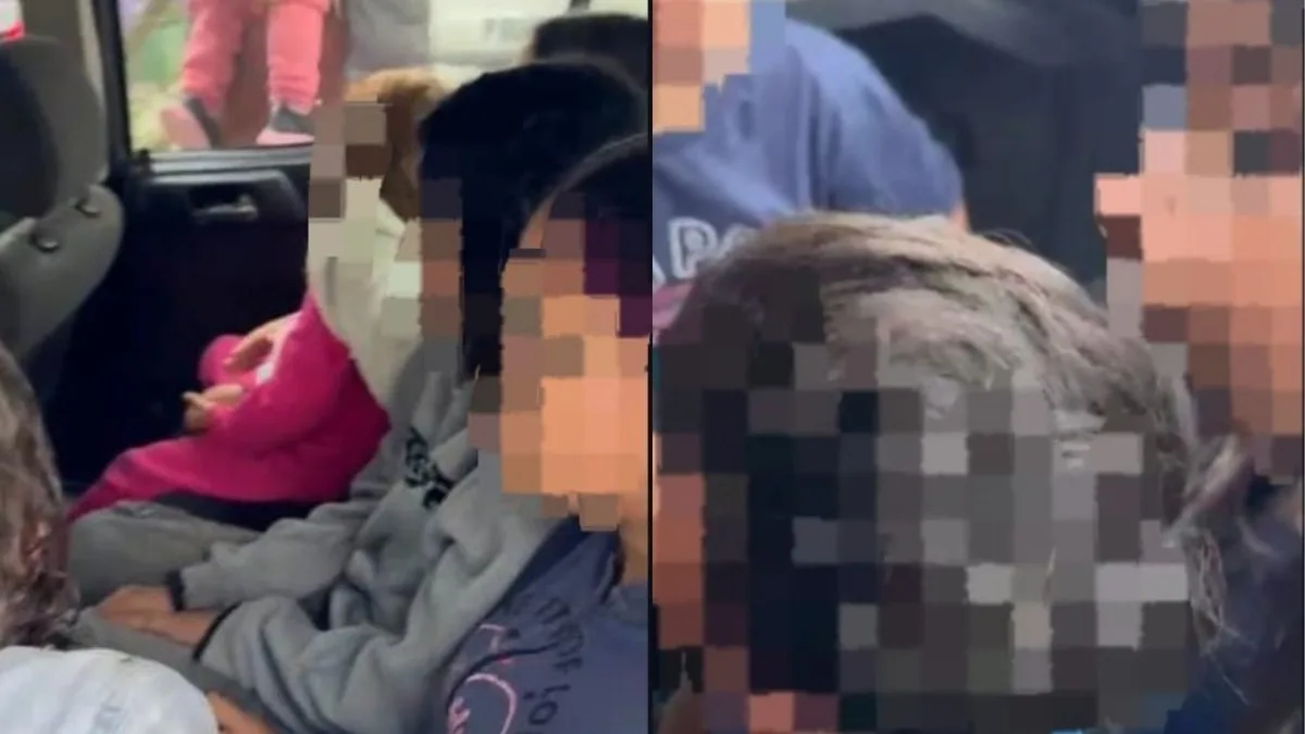 Carro com 11 pessoas, sendo 2 adultos e 9 crianças, é flagrado a caminho de festa infantil em SC