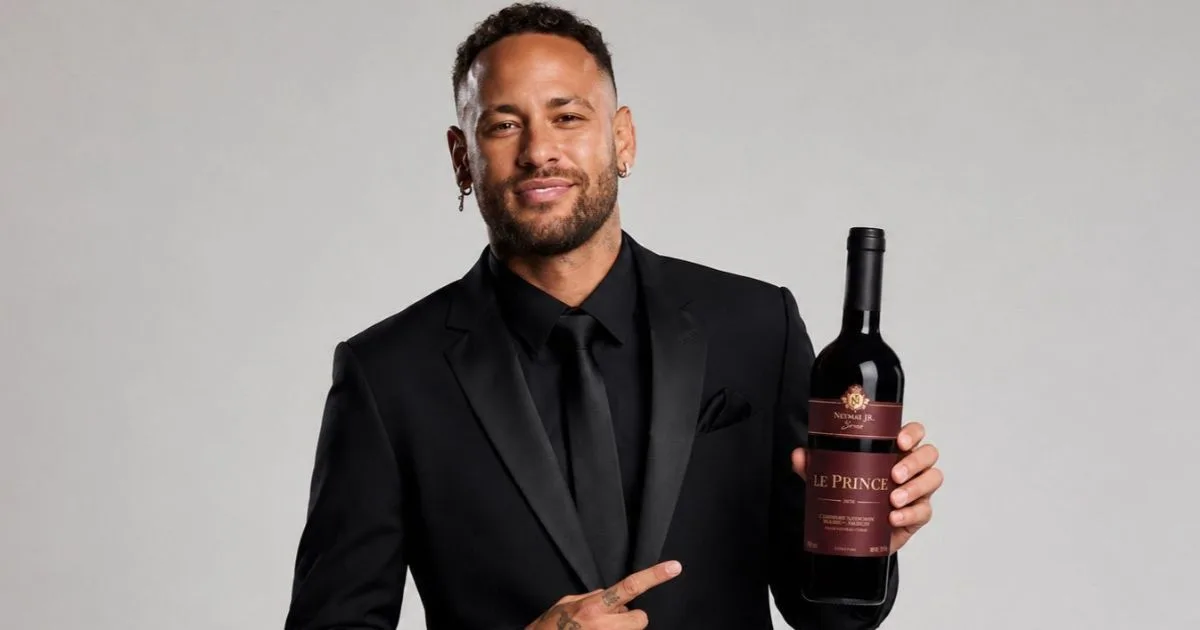 Marca de vinho do Neymar Jr. faz sucesso com garrafas de R$ 60 a R$ 50 mil e vira uma das mais vendidas em supermercados de SC