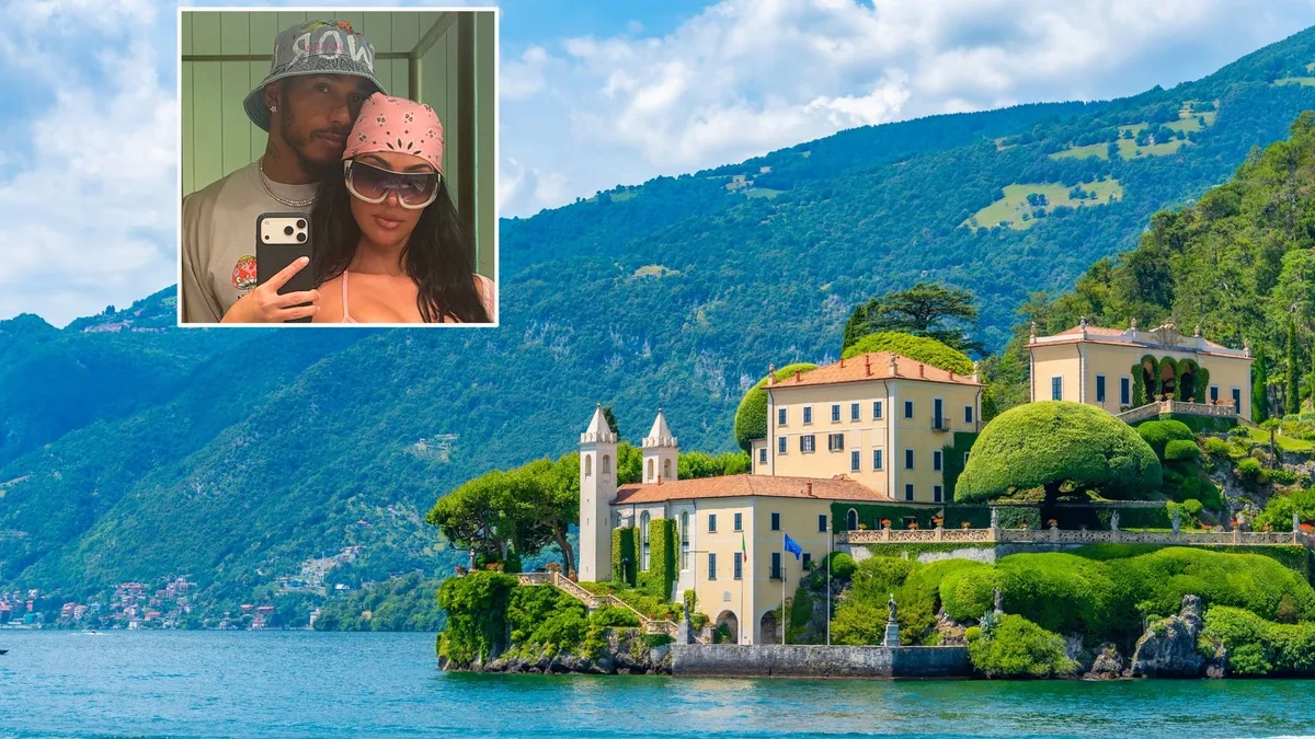 La romántica ruta de Kim Kardashian y Lewis Hamilton por el lago de Como: de Tremezzo a Bellagio