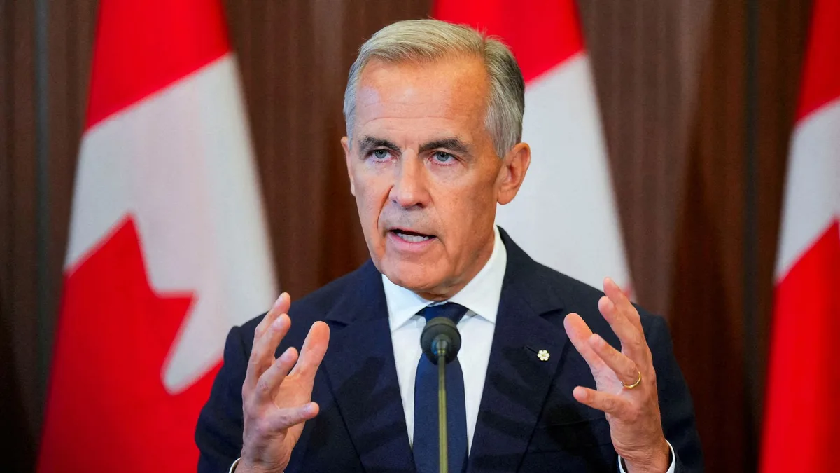 Stop doing memes and throwing shade, Carney tells Trump