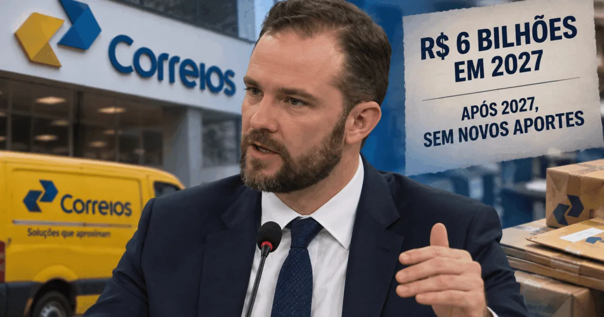 Governo prevê R$ 6 bi aos Correios e quer encerrar aportes após 2027