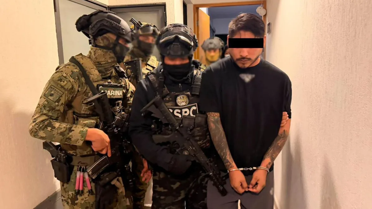 Marina captura a “El Cromo”, líder de una célula del CJNG en Oaxaca: ofrecían 2 millones de pesos por su arresto