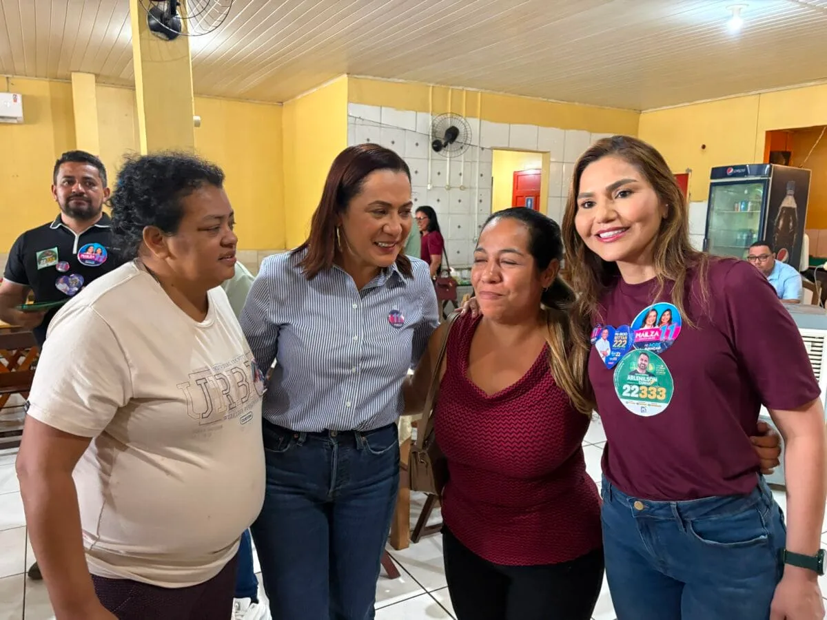 Durante visita ao comércio, Mailza e Jéssica fecham compromisso para construção do Parque do Segundo Distrito