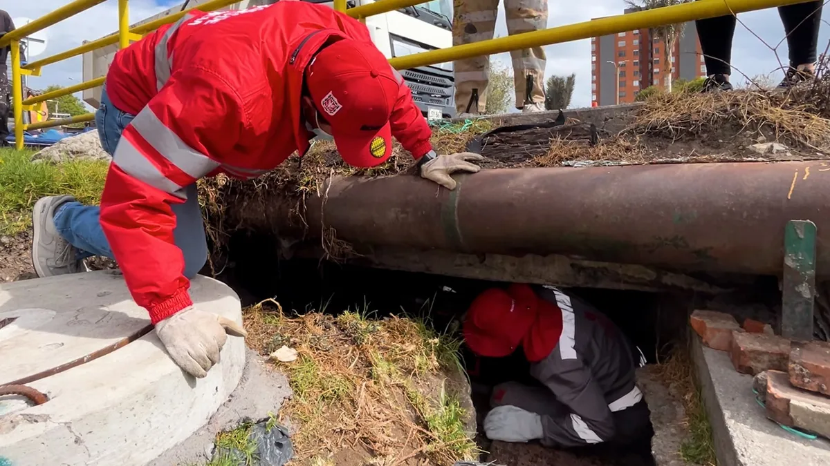 Hallaron un apartamento de lujo debajo de un puente en el norte de Bogotá: había muebles, colchones y hasta tapetes
