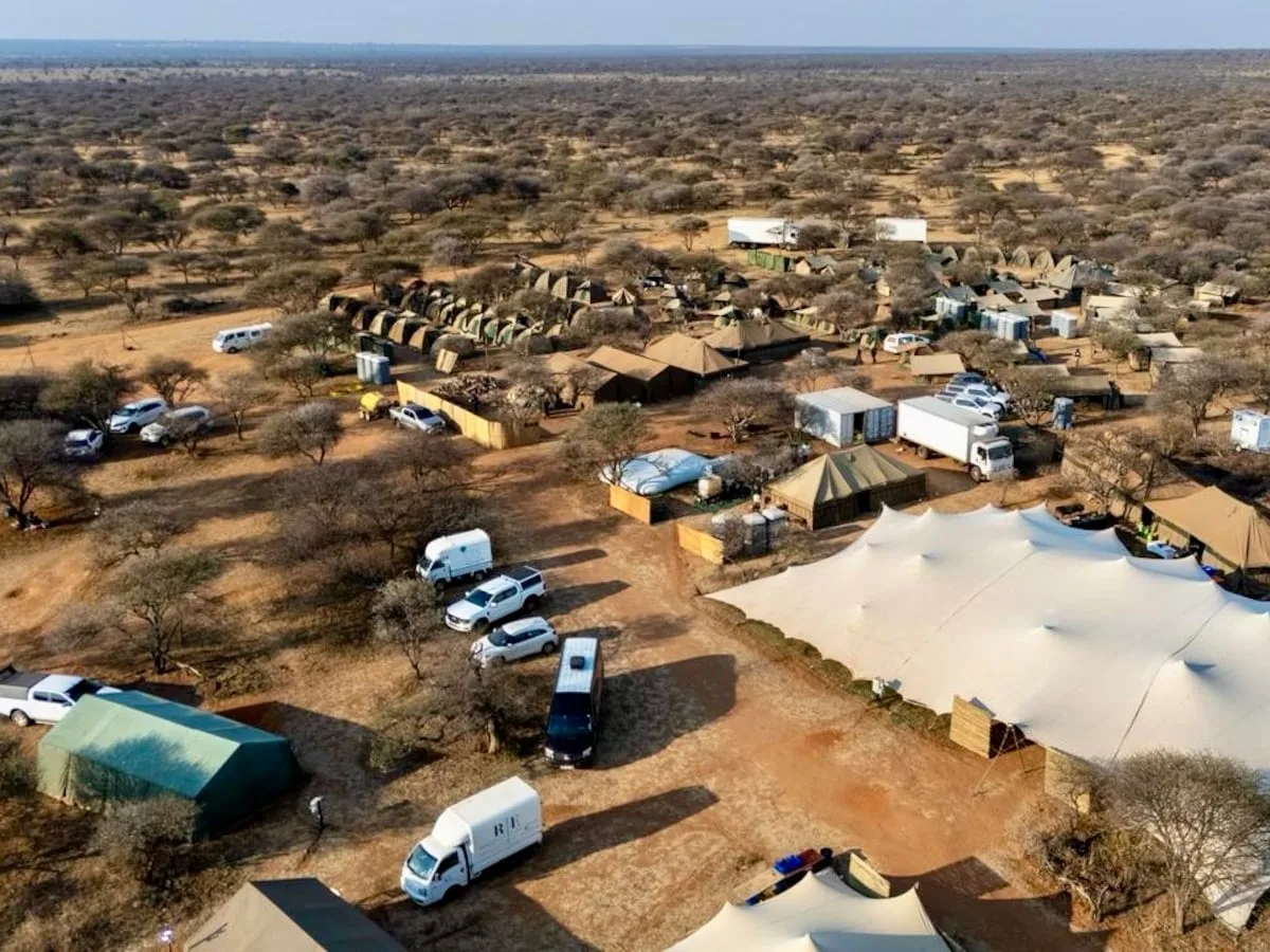 How Old School brought a camp site to life for the All Blacks