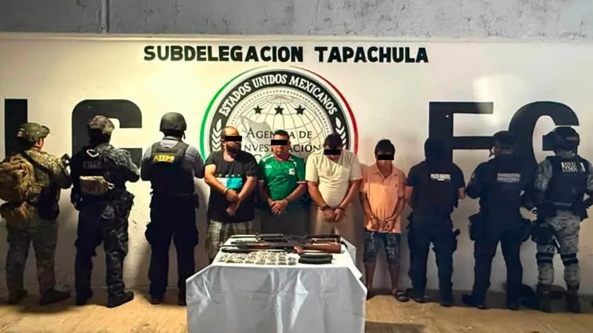Capturan a 4 de “Los Mayitos” en Chiapas: operaban rutas de cocaína por el Pacífico