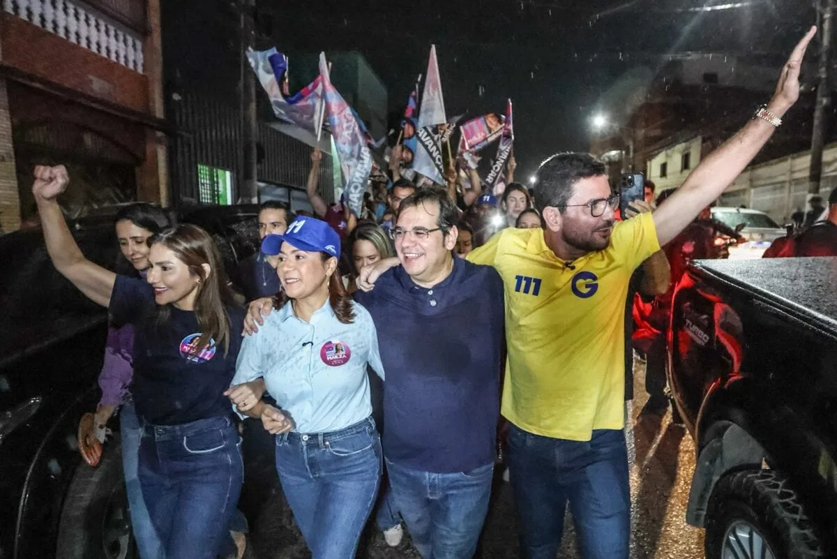Mailza, Gladson e Jessica são “paparicados” por Rueda em evento de campanha