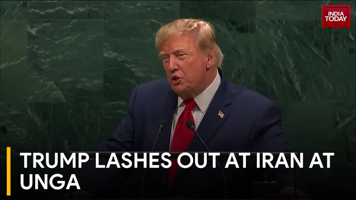 Trump Slams Iran At UNGA, Masoud Pezeshkian Speech Awaited In New York