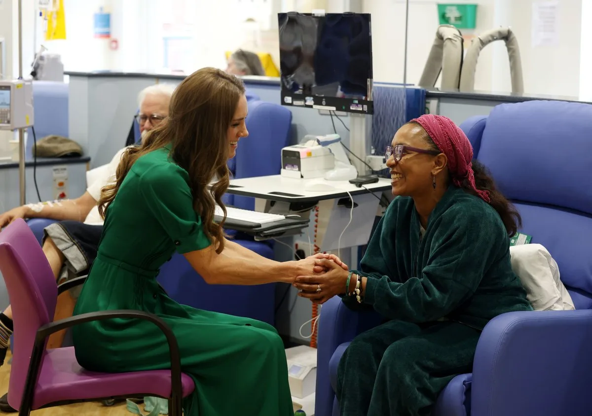 Kate makes surprise visit to London's Royal Marsden Hospital to thank staff for cancer treatment