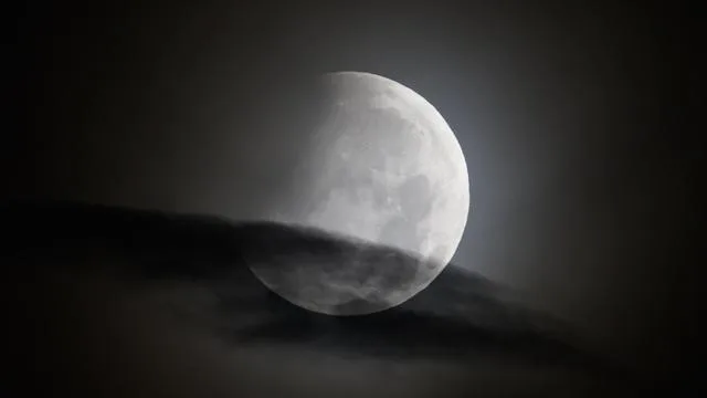 Mondfinsternis: Wolken nahmen Sicht auf partielle Mondfinsternis