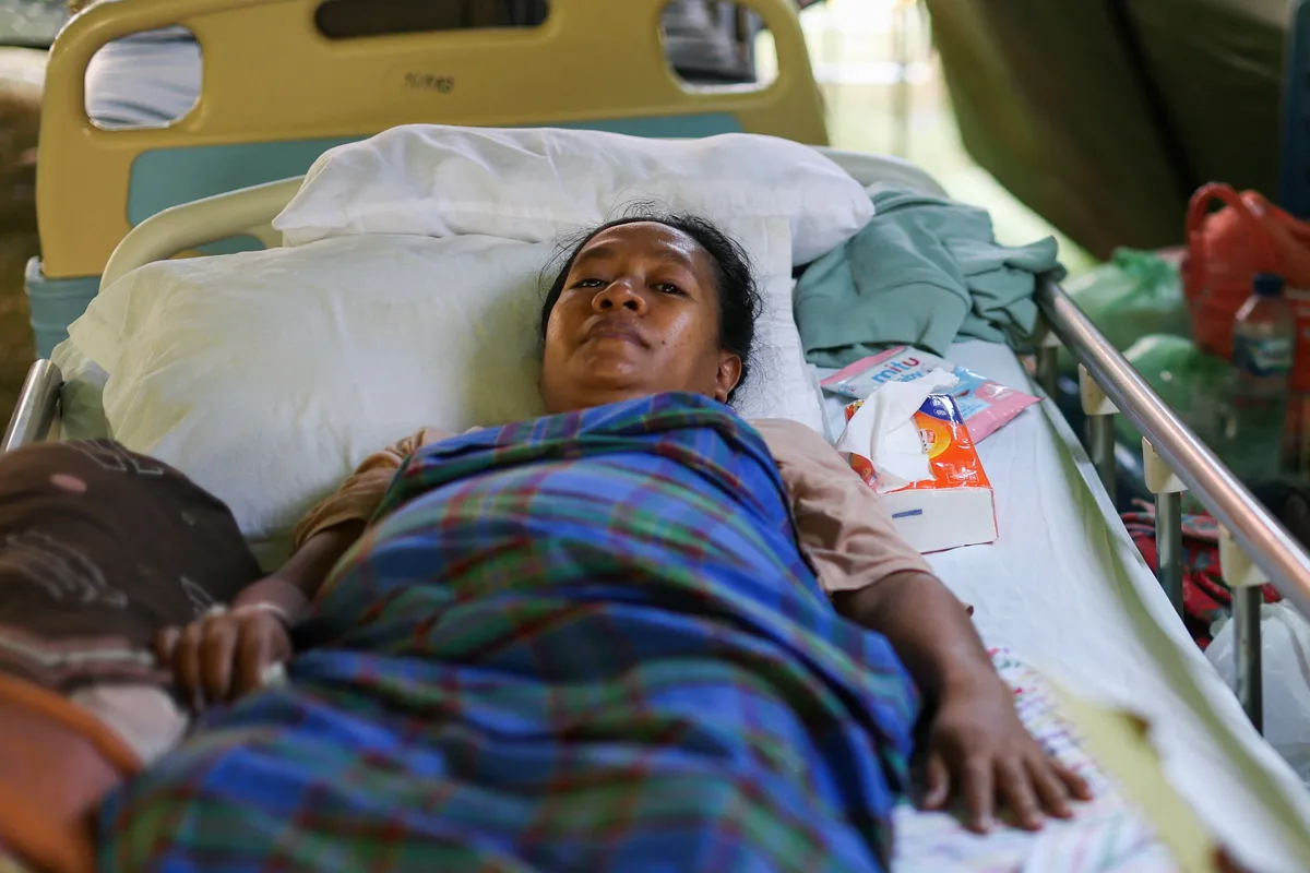 Indonesian mother ‘grateful’ after emergency birth during 7.7-magnitude quake