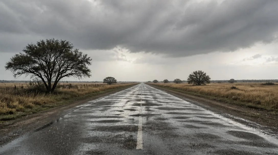 Clima en La Pampa hoy lunes 12 de octubre: lluvia moderada y cielo cubierto