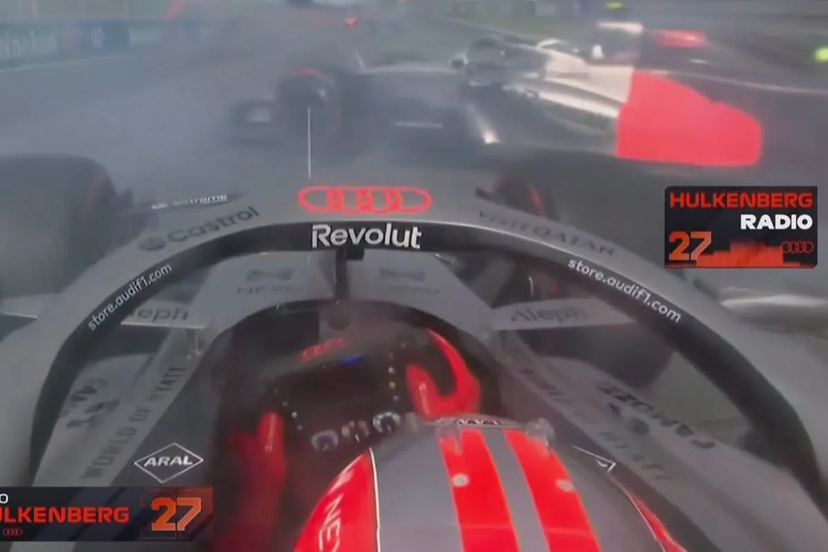 VÍDEO: Bortoleto roda no GP da Holanda de F1 e é quase acertado por Hulkenberg