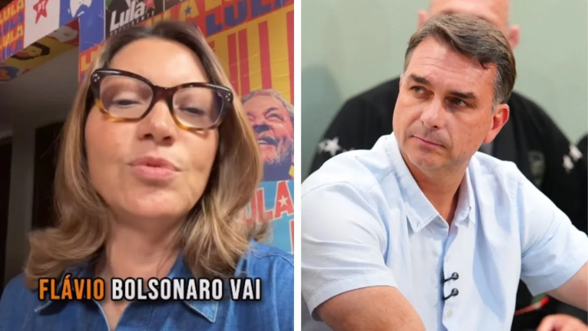 Campanha de Flávio Bolsonaro aciona TSE contra vídeo em que Janja fala em perda de direitos