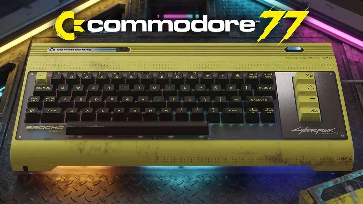 Commodore 77: o mítico C64 regressa com Cyberpunk 2077 e muito mais potência