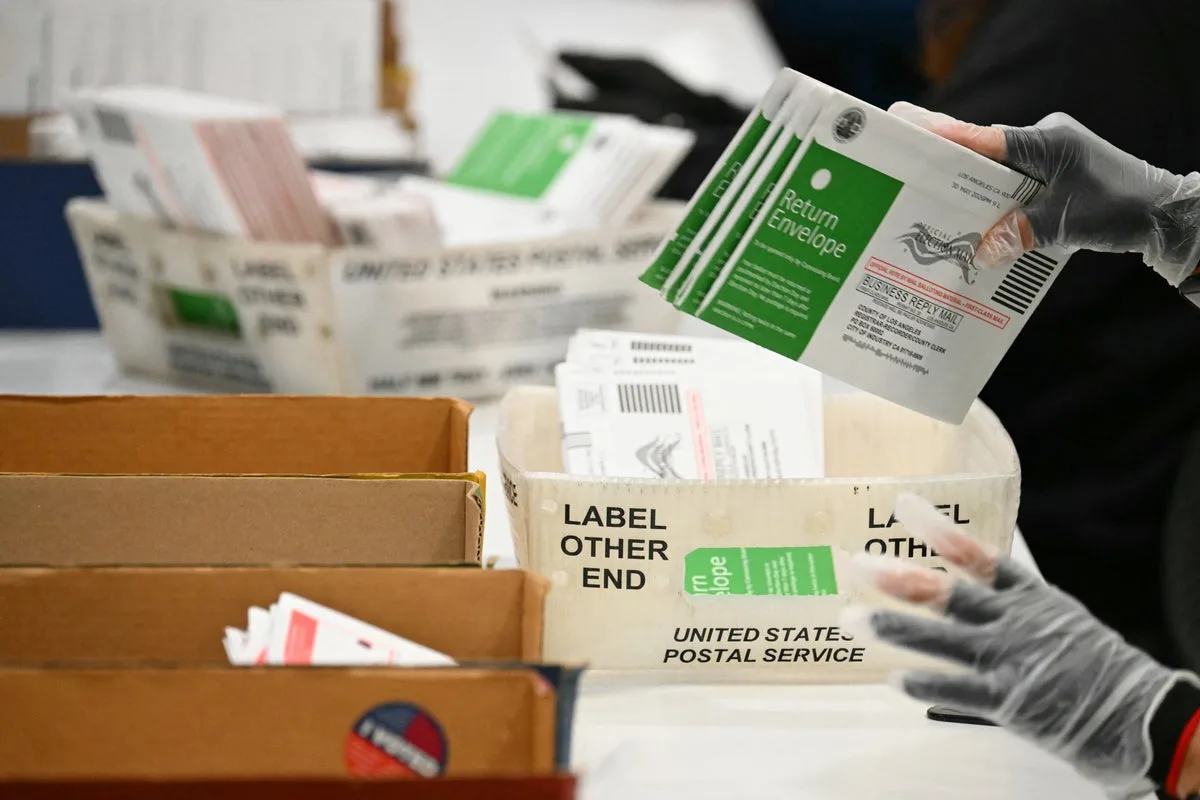 More mail-in ballots are arriving late and not being counted in key states, report reveals