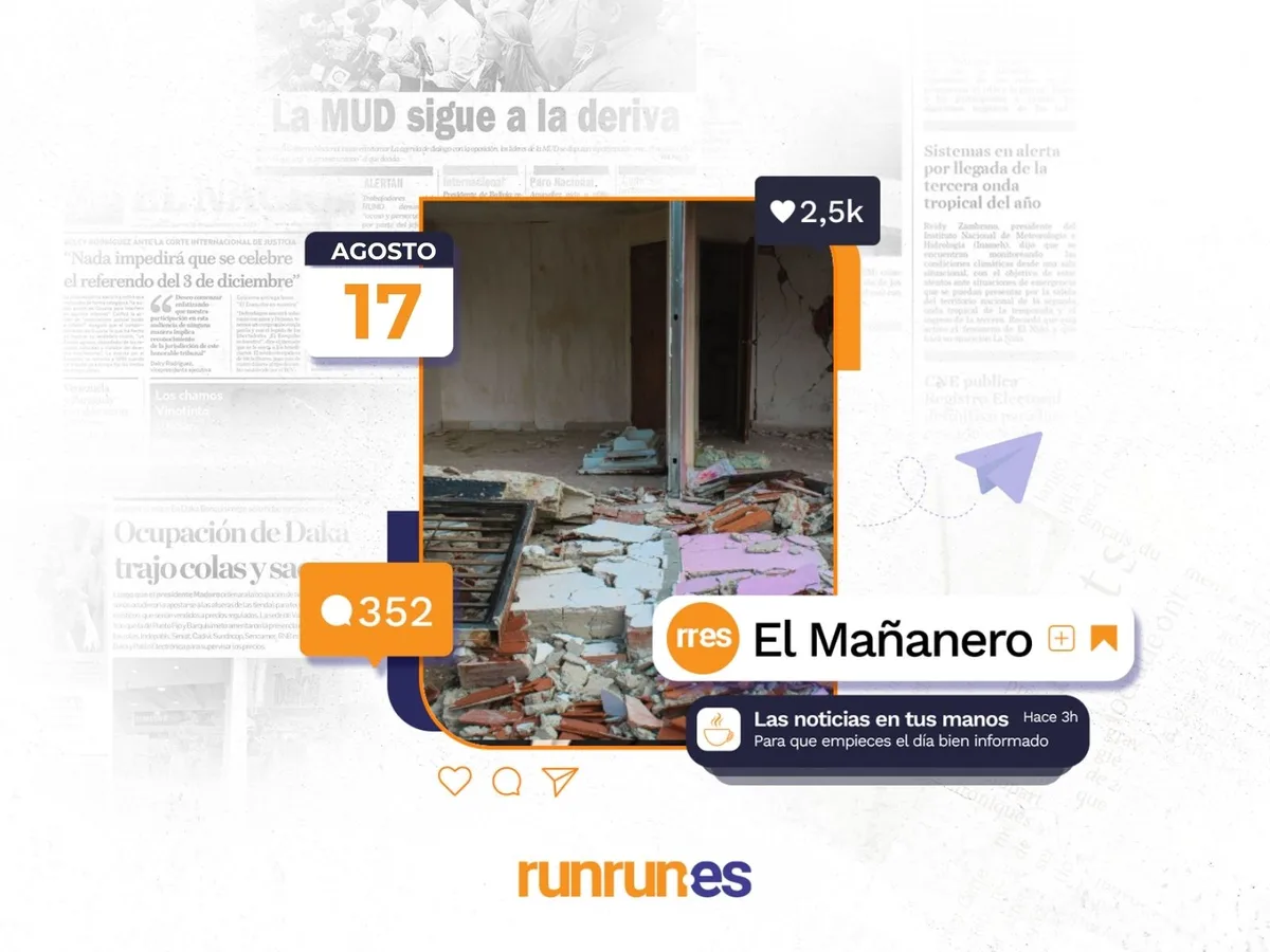 El Mañanero del 17 de agosto: las huellas del doblete sísmico en Ciudad Caribia