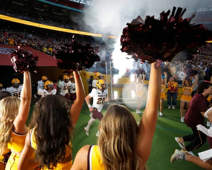 ‘It’s about to go global’: American college football rocks into Wembley – a photo essay