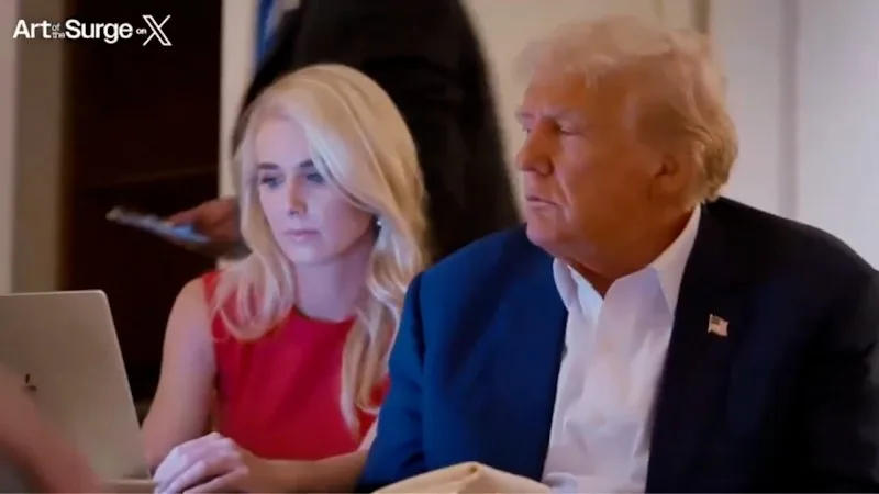 The 'human printer' who never leaves Trump's side